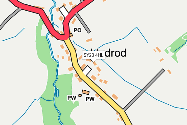 SY23 4HL map - OS OpenMap – Local (Ordnance Survey)