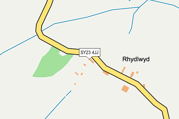 SY23 4JJ map - OS OpenMap – Local (Ordnance Survey)