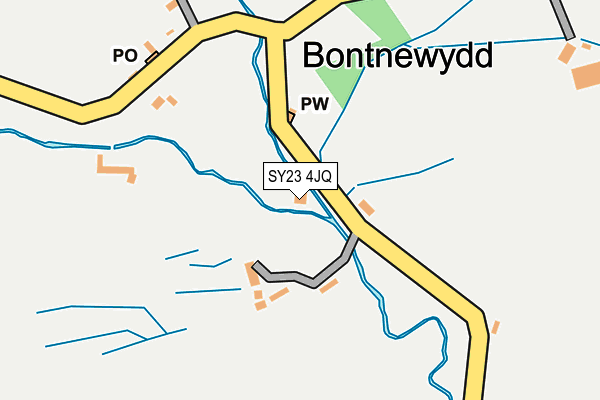 SY23 4JQ map - OS OpenMap – Local (Ordnance Survey)
