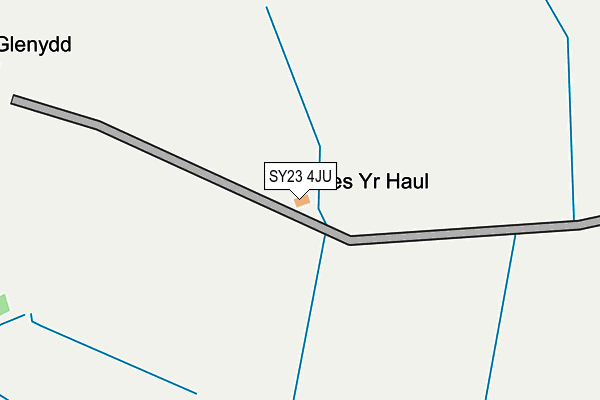 SY23 4JU map - OS OpenMap – Local (Ordnance Survey)
