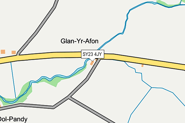 SY23 4JY map - OS OpenMap – Local (Ordnance Survey)