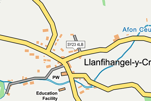 SY23 4LB map - OS OpenMap – Local (Ordnance Survey)