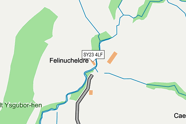 SY23 4LF map - OS OpenMap – Local (Ordnance Survey)