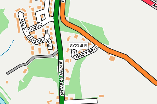 SY23 4LR map - OS OpenMap – Local (Ordnance Survey)