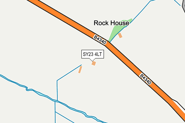 SY23 4LT map - OS OpenMap – Local (Ordnance Survey)