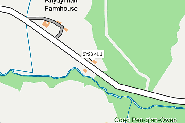 SY23 4LU map - OS OpenMap – Local (Ordnance Survey)