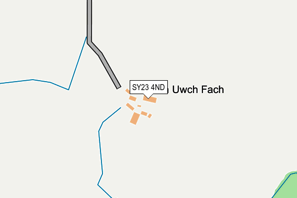 SY23 4ND map - OS OpenMap – Local (Ordnance Survey)