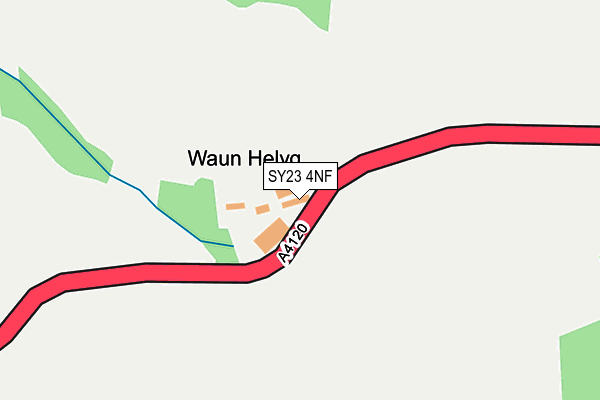 SY23 4NF map - OS OpenMap – Local (Ordnance Survey)