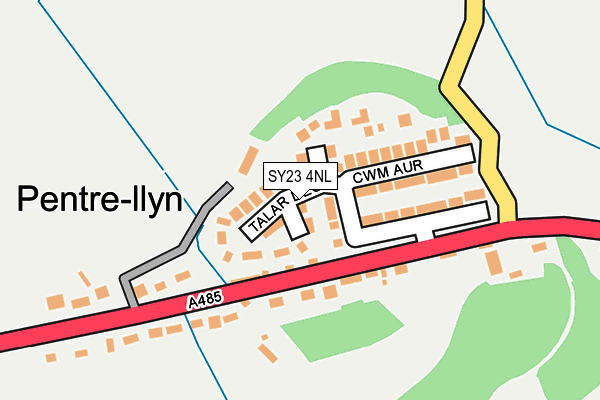 SY23 4NL map - OS OpenMap – Local (Ordnance Survey)