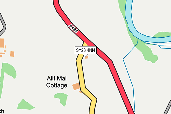 SY23 4NN map - OS OpenMap – Local (Ordnance Survey)