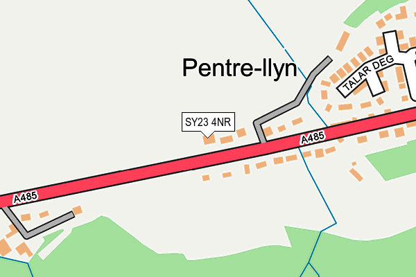 SY23 4NR map - OS OpenMap – Local (Ordnance Survey)