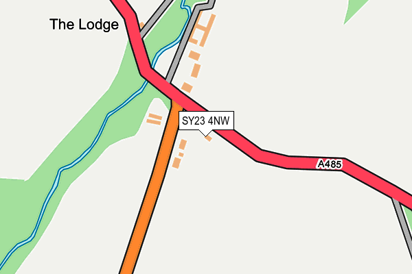 SY23 4NW map - OS OpenMap – Local (Ordnance Survey)