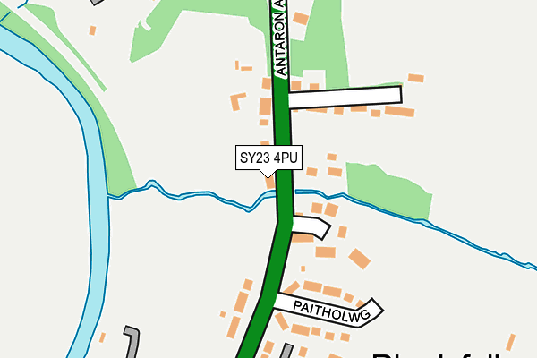 SY23 4PU map - OS OpenMap – Local (Ordnance Survey)