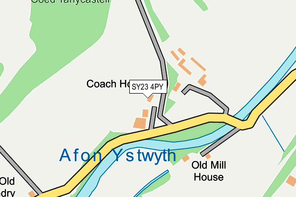 SY23 4PY map - OS OpenMap – Local (Ordnance Survey)