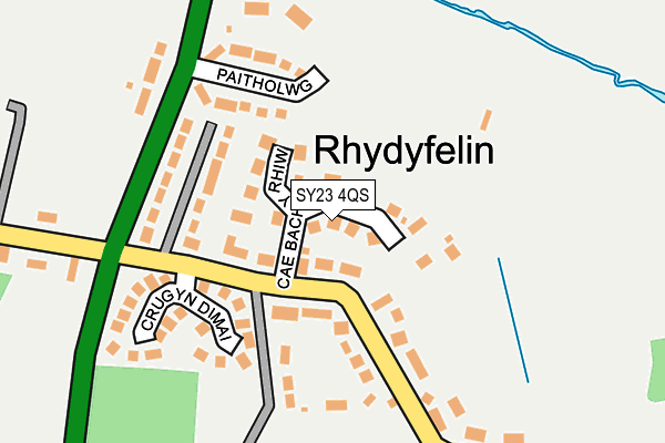 SY23 4QS map - OS OpenMap – Local (Ordnance Survey)