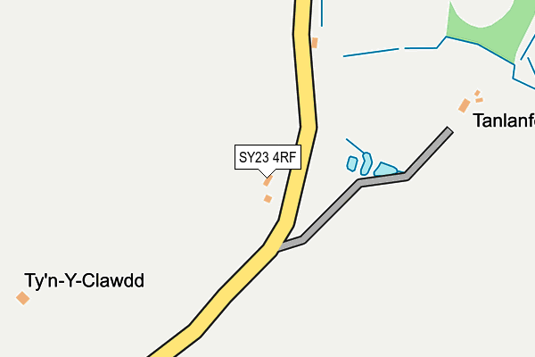 SY23 4RF map - OS OpenMap – Local (Ordnance Survey)