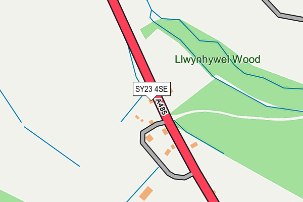 SY23 4SE map - OS OpenMap – Local (Ordnance Survey)