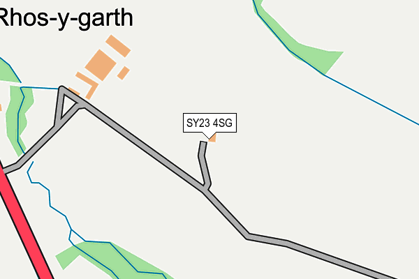 SY23 4SG map - OS OpenMap – Local (Ordnance Survey)