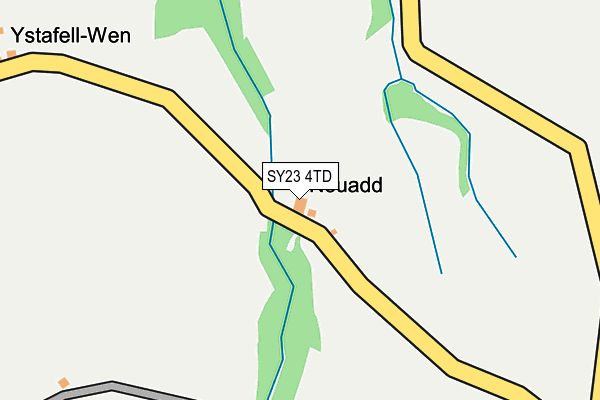 SY23 4TD map - OS OpenMap – Local (Ordnance Survey)