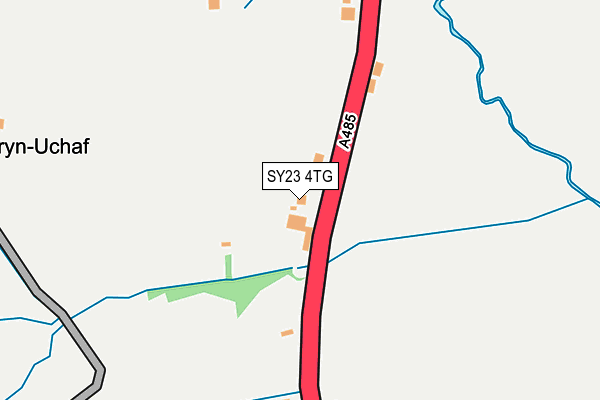 SY23 4TG map - OS OpenMap – Local (Ordnance Survey)