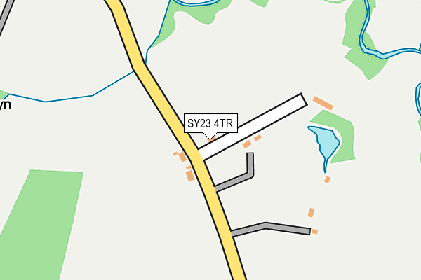 SY23 4TR map - OS OpenMap – Local (Ordnance Survey)