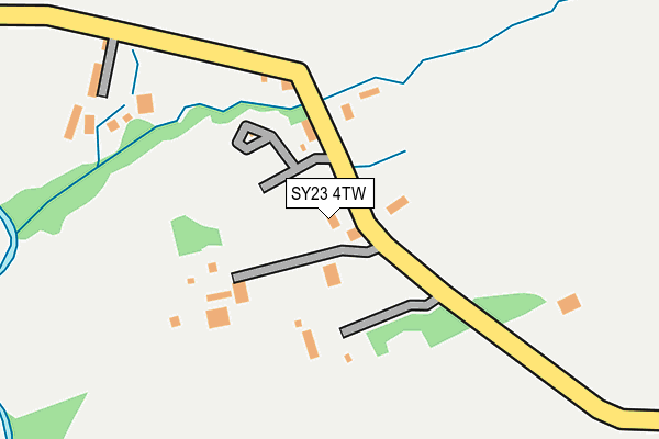 SY23 4TW map - OS OpenMap – Local (Ordnance Survey)