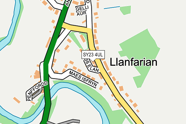 SY23 4UL map - OS OpenMap – Local (Ordnance Survey)