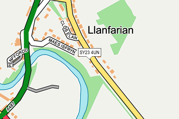 SY23 4UN map - OS OpenMap – Local (Ordnance Survey)