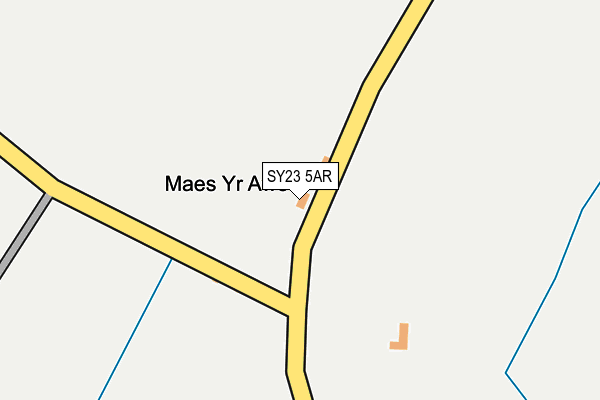 SY23 5AR map - OS OpenMap – Local (Ordnance Survey)
