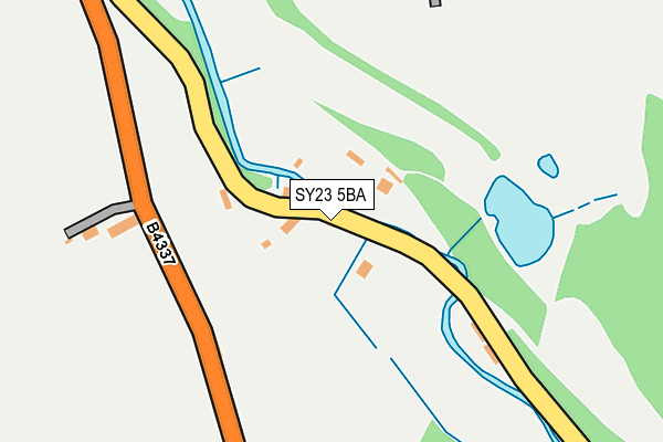 SY23 5BA map - OS OpenMap – Local (Ordnance Survey)