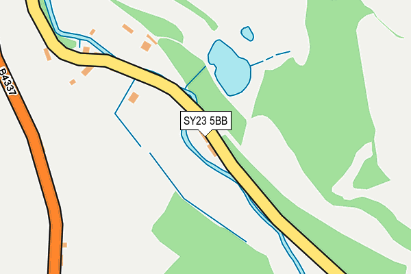 SY23 5BB map - OS OpenMap – Local (Ordnance Survey)