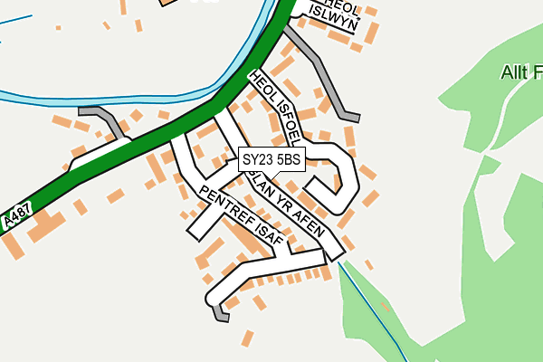 SY23 5BS map - OS OpenMap – Local (Ordnance Survey)