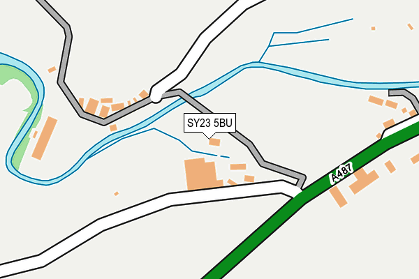 SY23 5BU map - OS OpenMap – Local (Ordnance Survey)