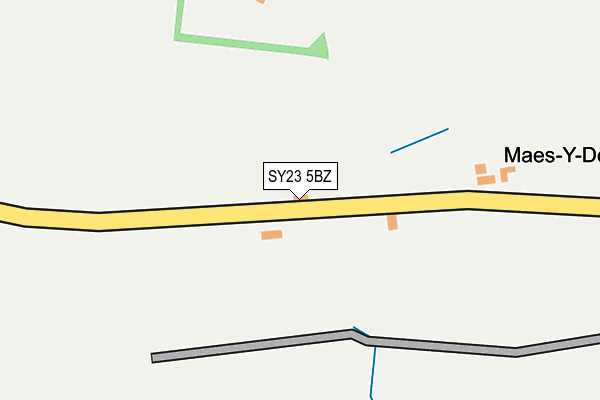 SY23 5BZ map - OS OpenMap – Local (Ordnance Survey)