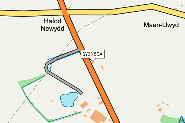 SY23 5DA map - OS OpenMap – Local (Ordnance Survey)