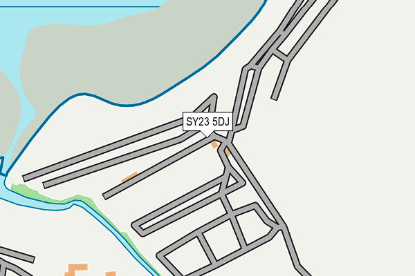 SY23 5DJ map - OS OpenMap – Local (Ordnance Survey)