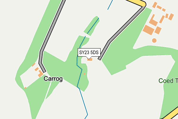 SY23 5DS map - OS OpenMap – Local (Ordnance Survey)