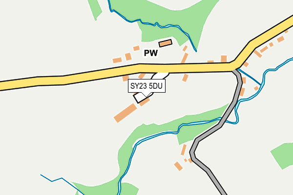 SY23 5DU map - OS OpenMap – Local (Ordnance Survey)