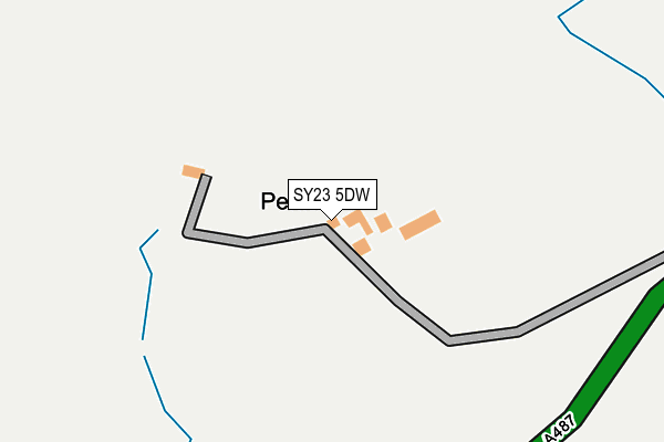SY23 5DW map - OS OpenMap – Local (Ordnance Survey)