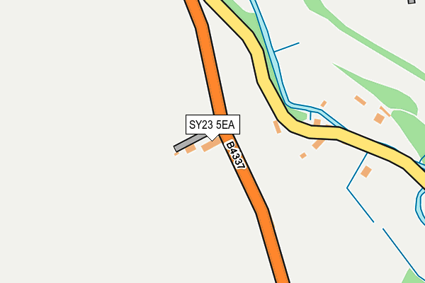 SY23 5EA map - OS OpenMap – Local (Ordnance Survey)