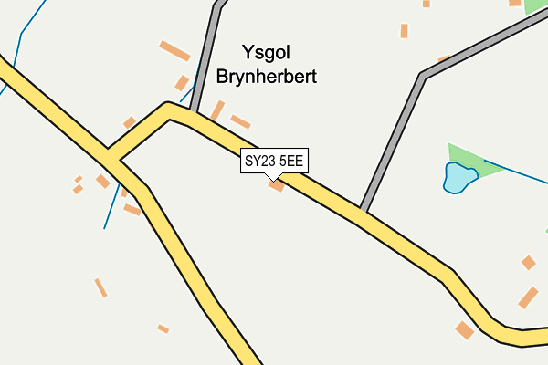 SY23 5EE map - OS OpenMap – Local (Ordnance Survey)