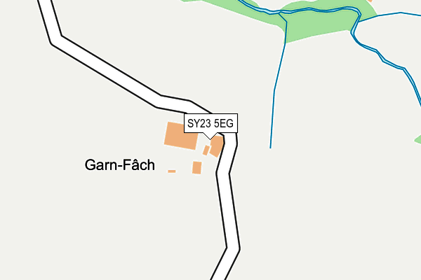 SY23 5EG map - OS OpenMap – Local (Ordnance Survey)