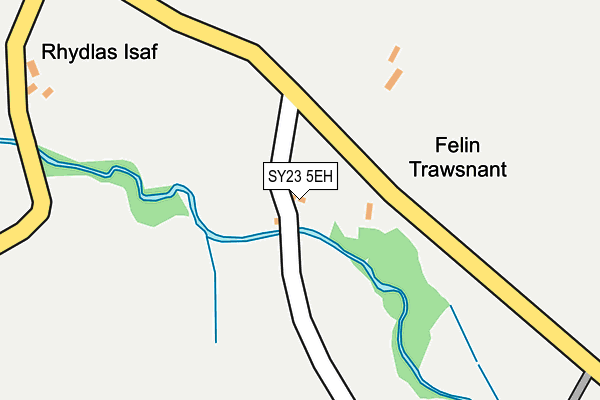SY23 5EH map - OS OpenMap – Local (Ordnance Survey)