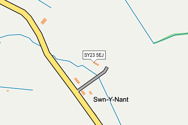 SY23 5EJ map - OS OpenMap – Local (Ordnance Survey)