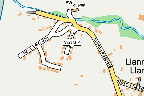 SY23 5HP map - OS OpenMap – Local (Ordnance Survey)