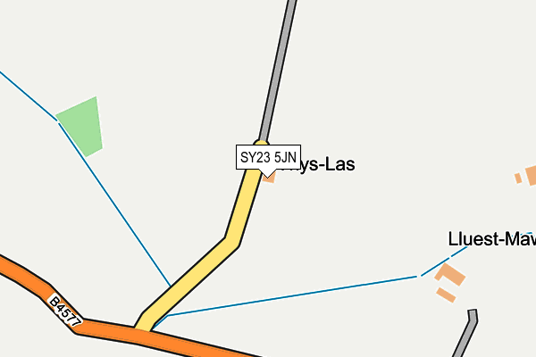 SY23 5JN map - OS OpenMap – Local (Ordnance Survey)