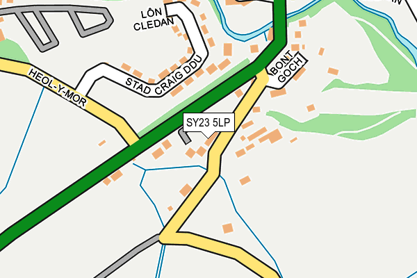 SY23 5LP map - OS OpenMap – Local (Ordnance Survey)