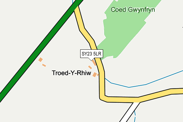 SY23 5LR map - OS OpenMap – Local (Ordnance Survey)