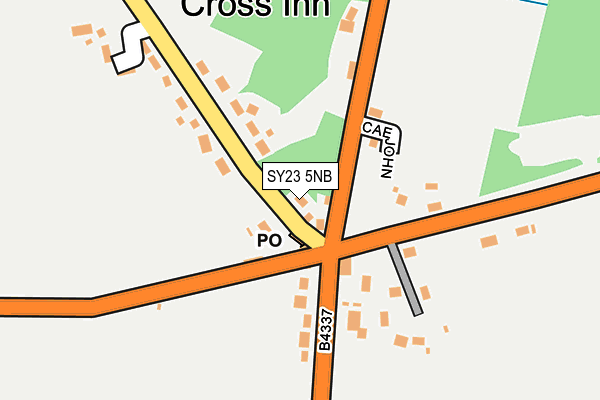 SY23 5NB map - OS OpenMap – Local (Ordnance Survey)