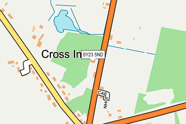 SY23 5ND map - OS OpenMap – Local (Ordnance Survey)
